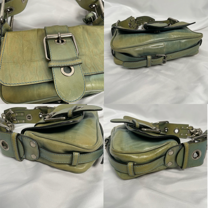 Chloé RARE green chain camera bag
