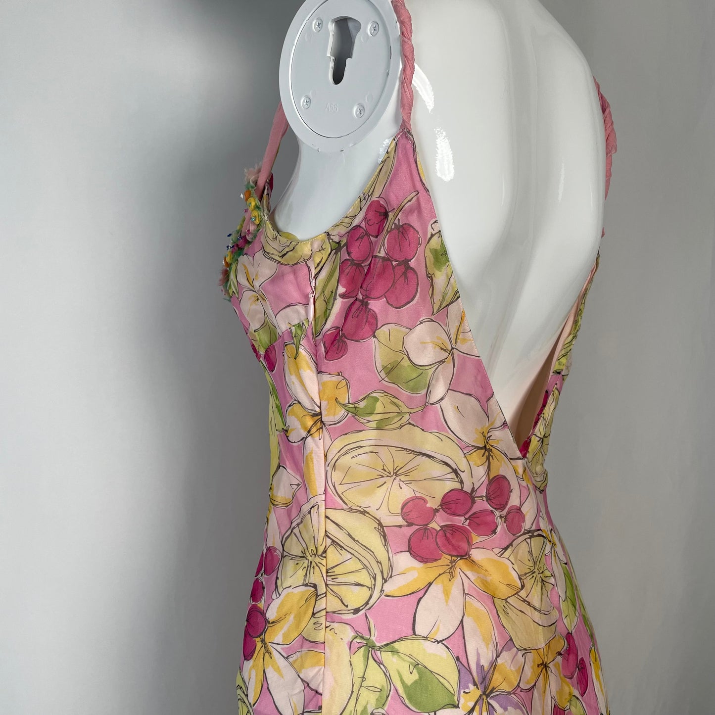Blumarine tropical fruit dress