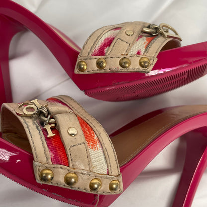 Dior cheetah print dior charm heels EU 36 1/2