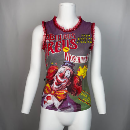 Moschino Circus graphic top (IT42)