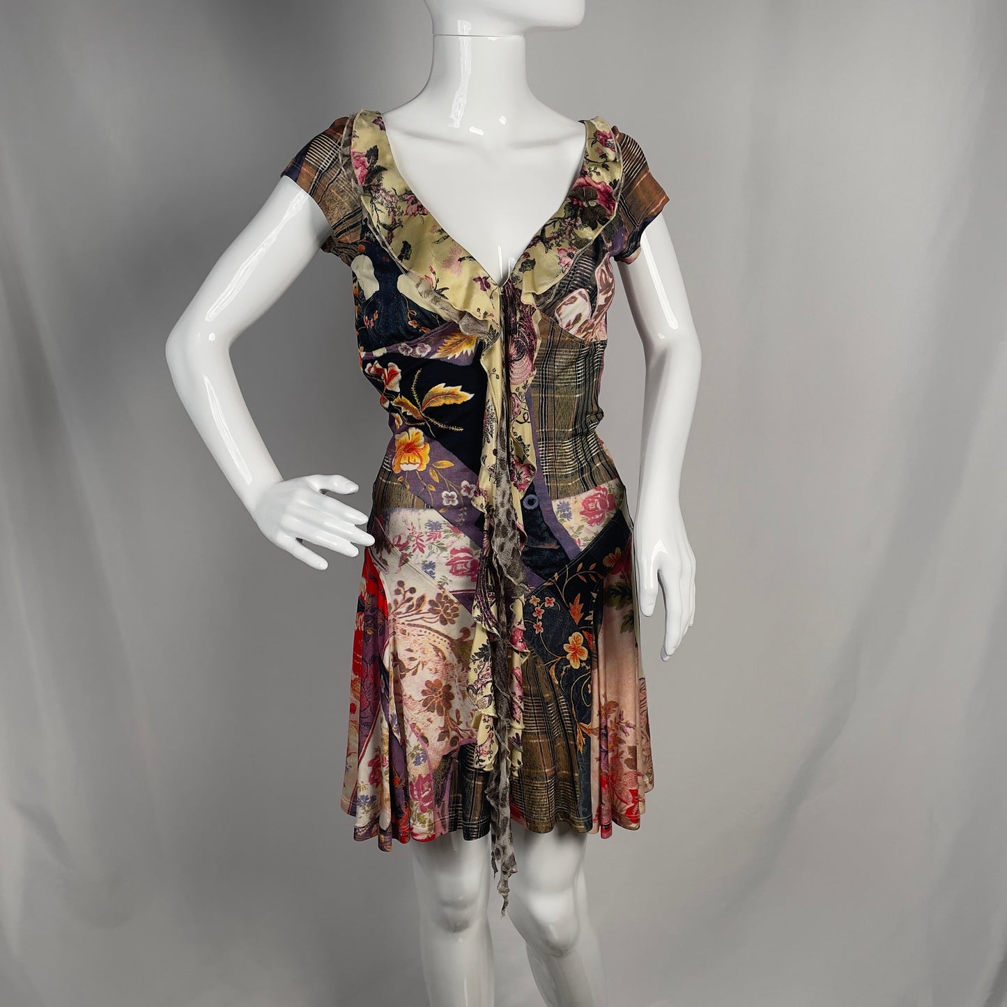 Just cavalli patchwork dress