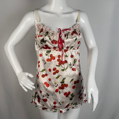 D&G cherry milkmaid two piece (4IT/XL)