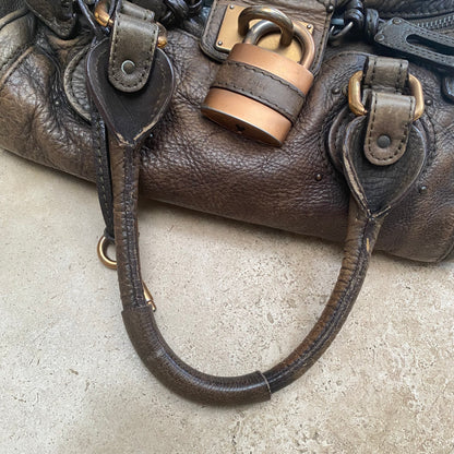 Chloe 2005 distressed brown paddington
