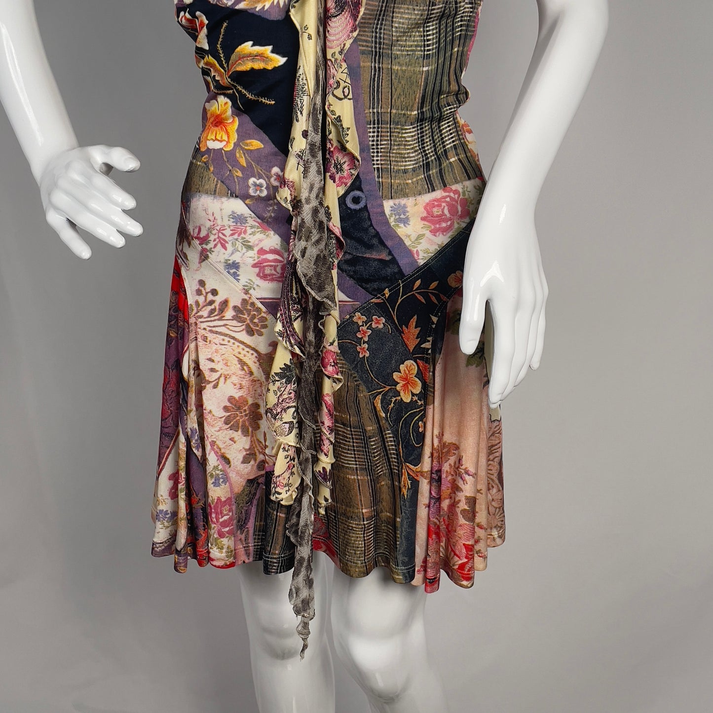 Just cavalli patchwork dress