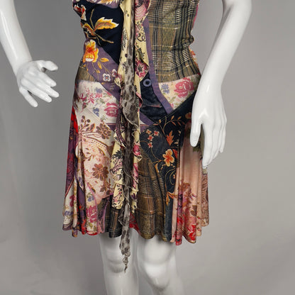 Just cavalli patchwork dress