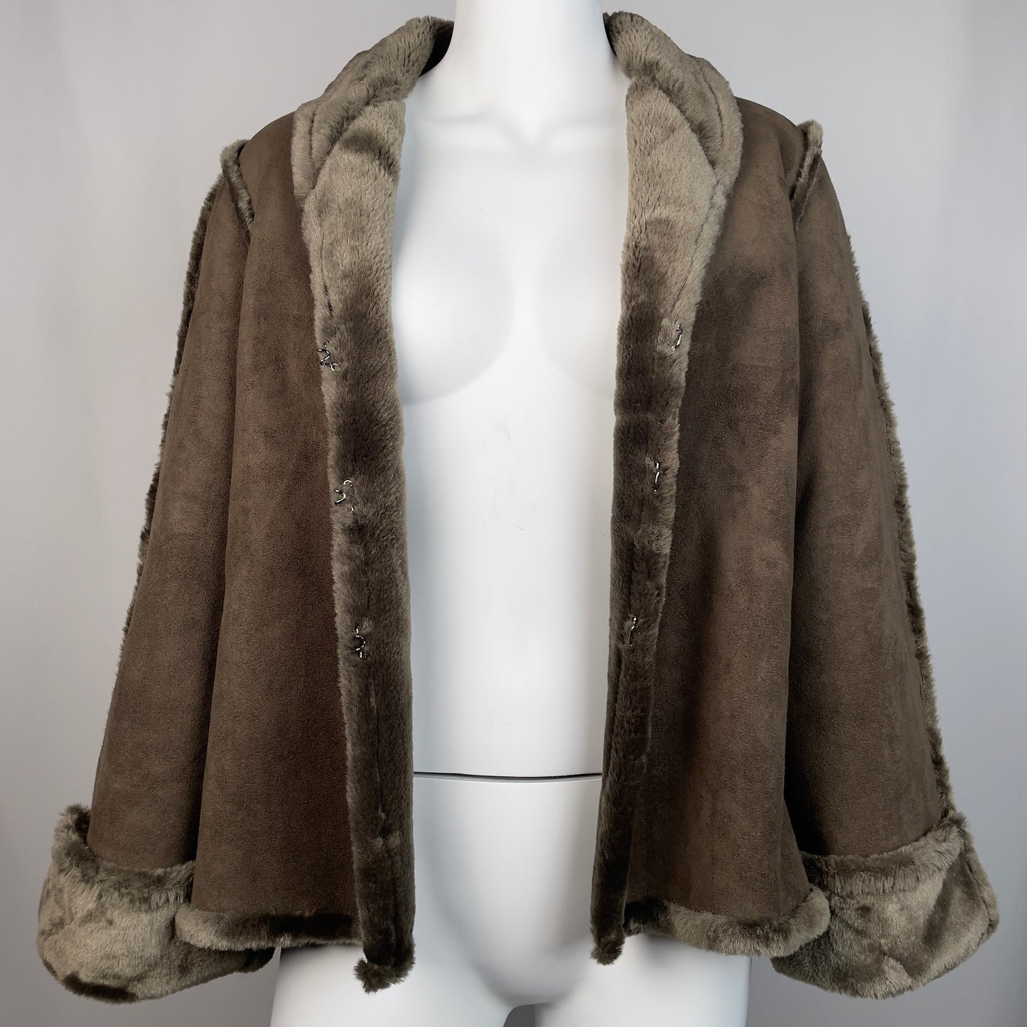 CHLOÉ faux fur and suede jacket
