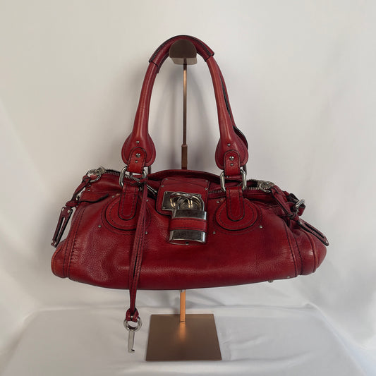 Chloé red paddington