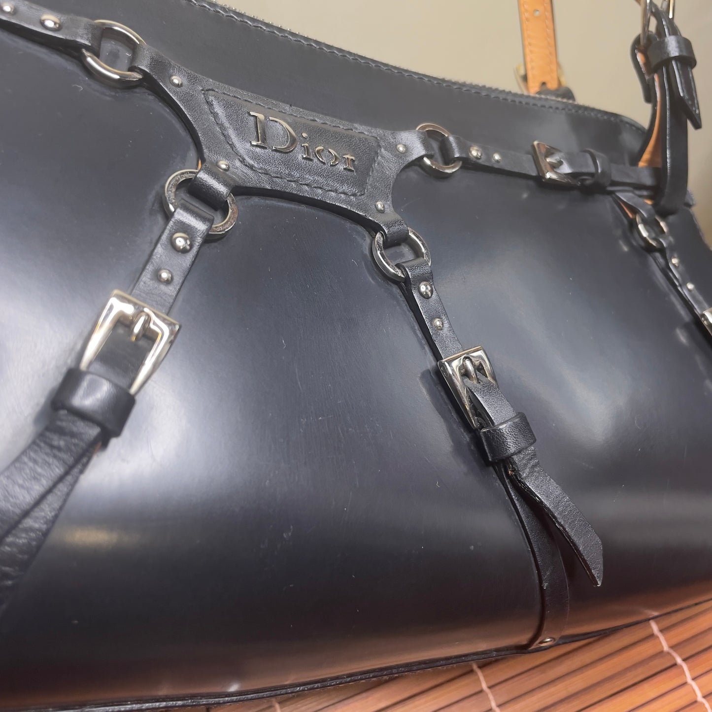 DIOR FW RTW 2003 Bondage shoulder bag