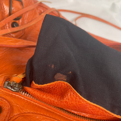 2010 Balenciaga city bag orange