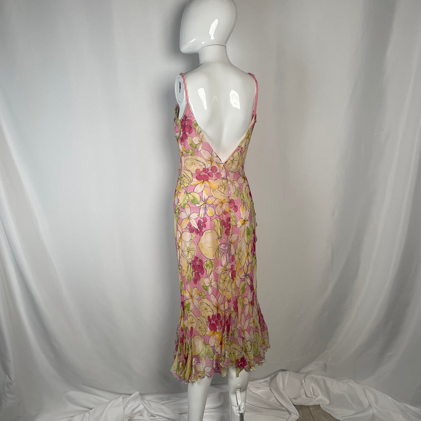 Blumarine tropical fruit dress