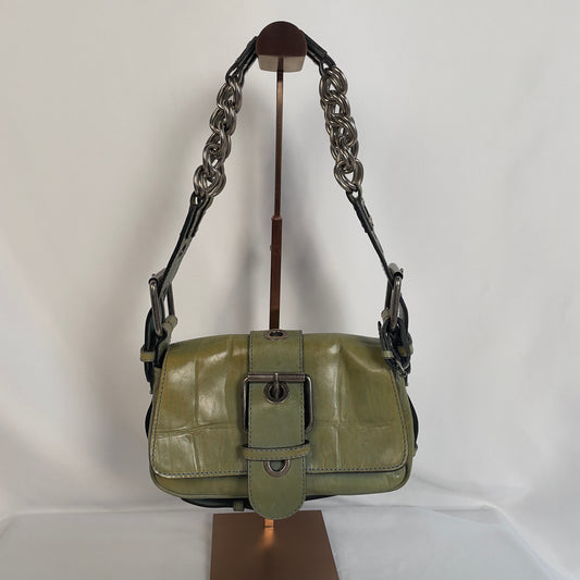 Chloé RARE green chain camera bag