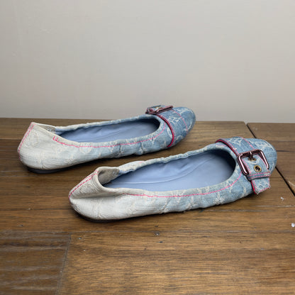 Marc Jacobs for Louis Vuitton denim ombre flats