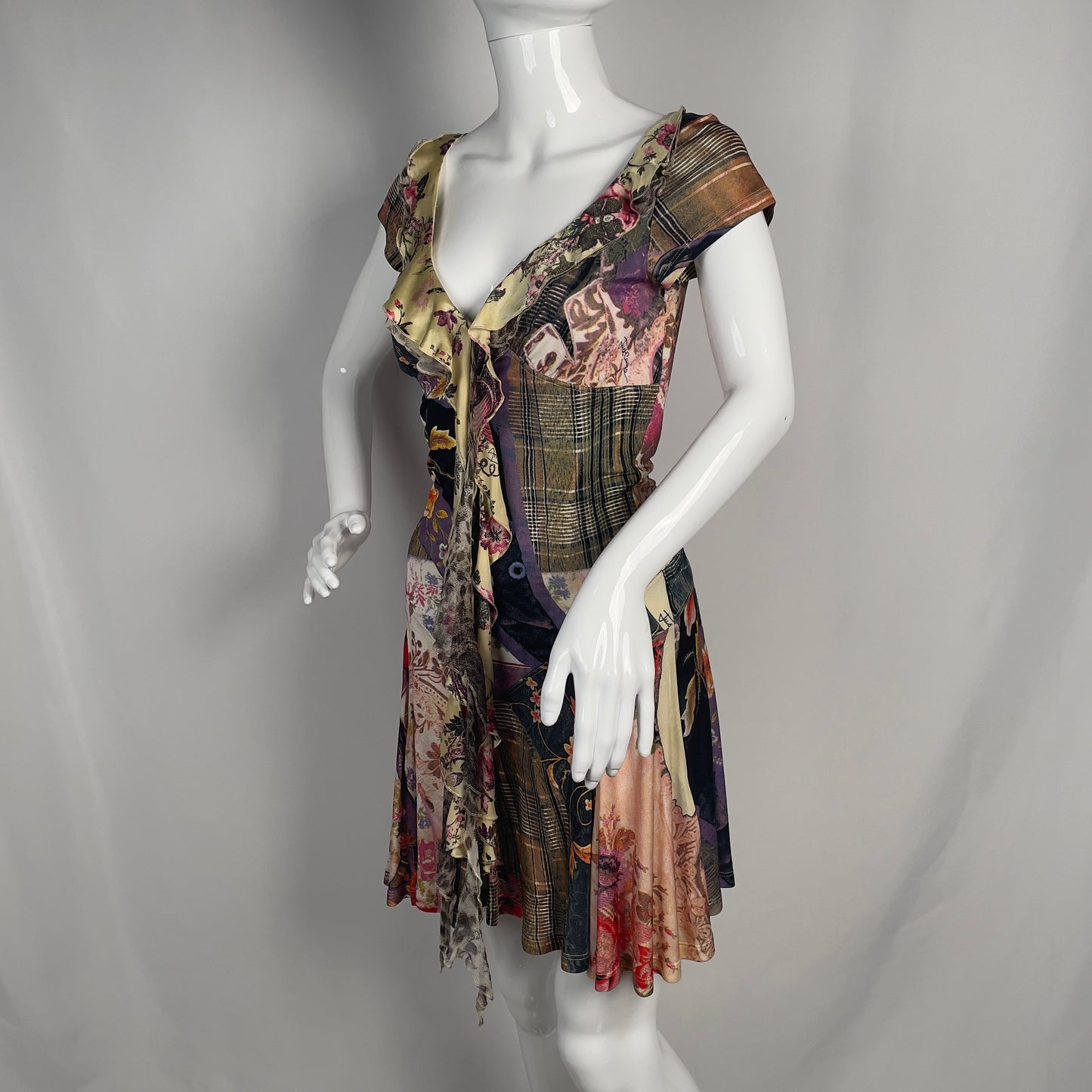 Just cavalli patchwork dress