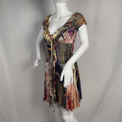 Just cavalli patchwork dress