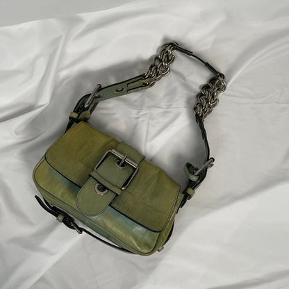 Chloé RARE green chain camera bag