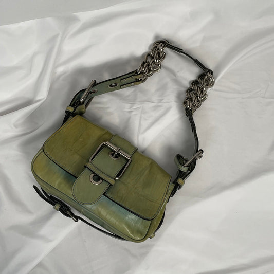 Chloé RARE green chain camera bag