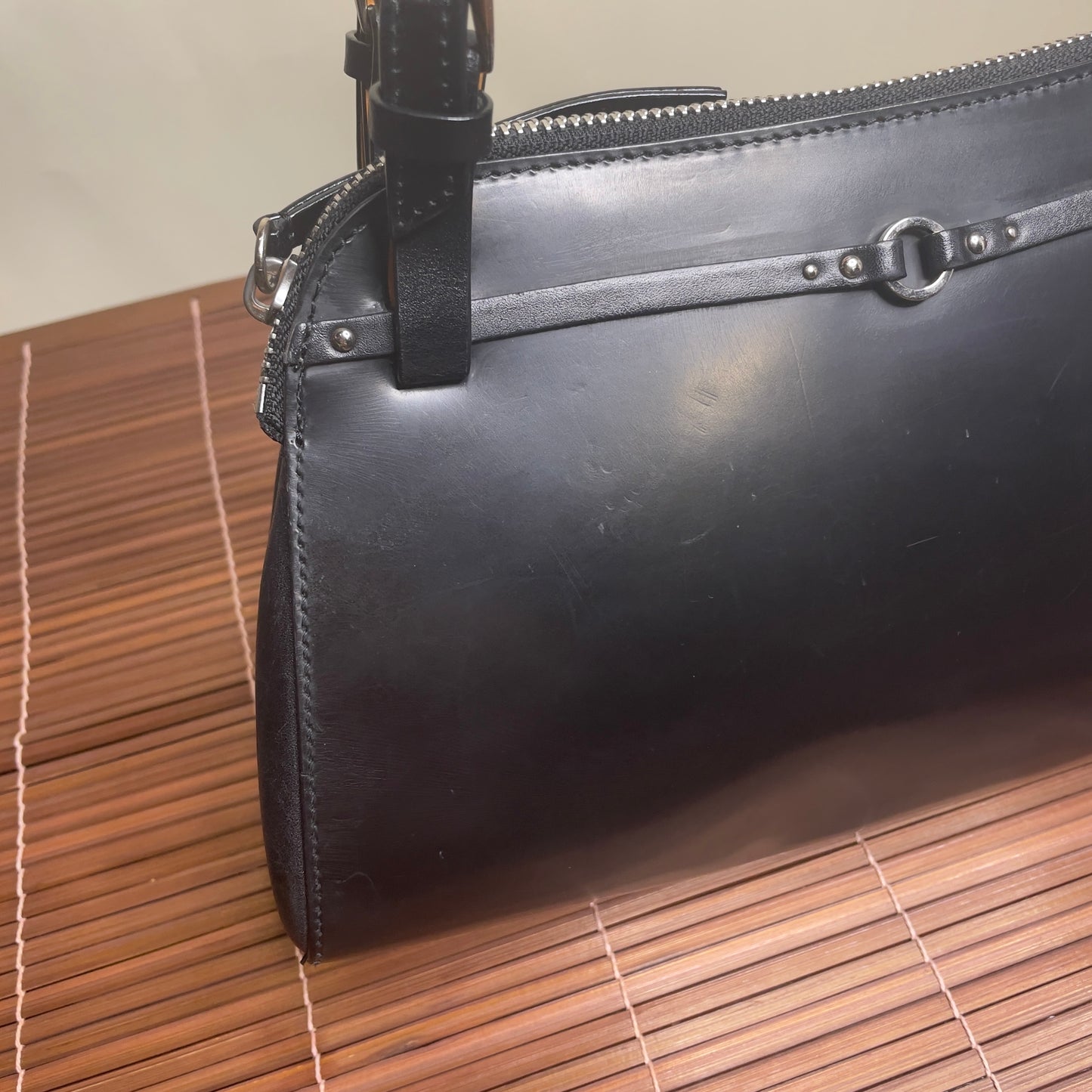 DIOR FW RTW 2003 Bondage shoulder bag
