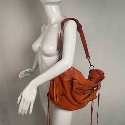 2010 Balenciaga city bag orange