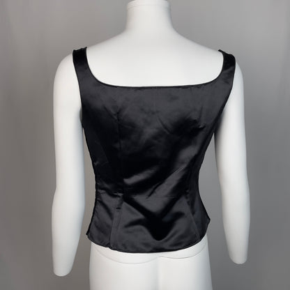 Miu Miu SS 1998 navy corset top (SM)