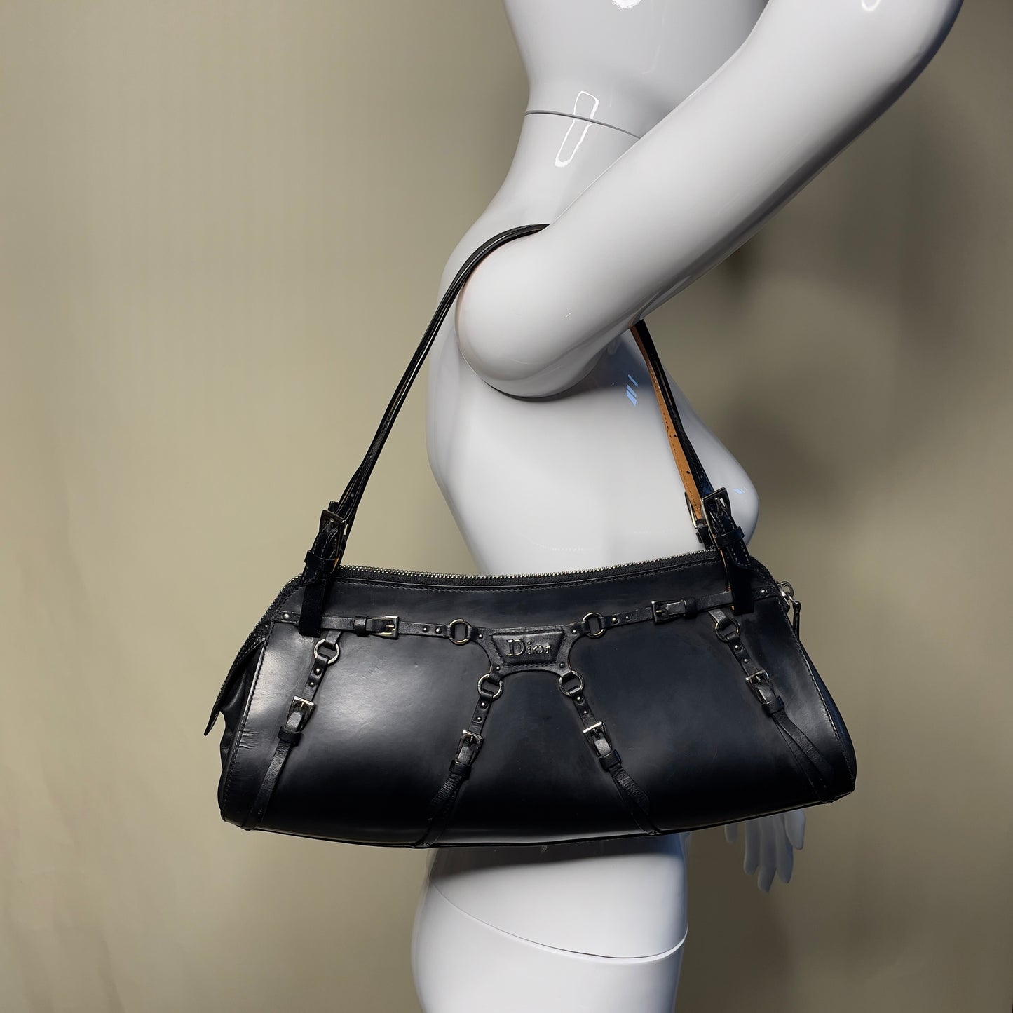 DIOR FW RTW 2003 Bondage shoulder bag