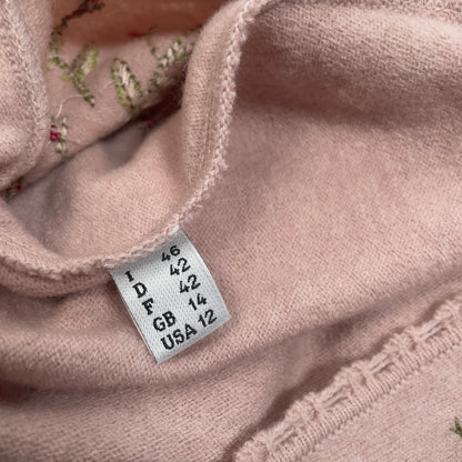 Moschino floral knit top (IT46)