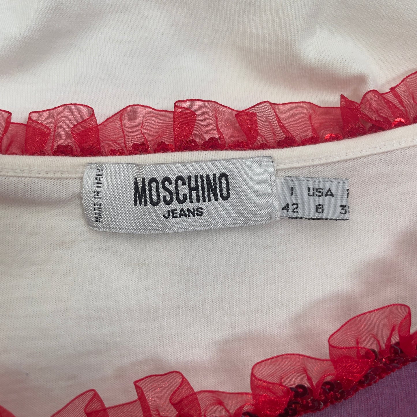 Moschino Circus graphic top (IT42)