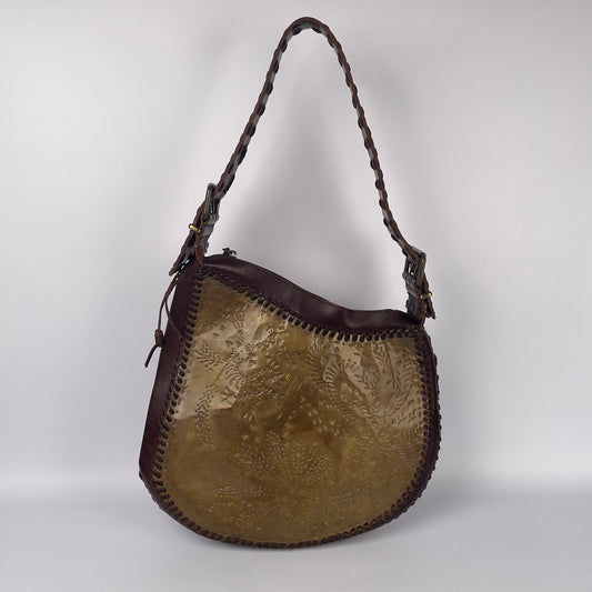 Fendi copper plate oyster bag