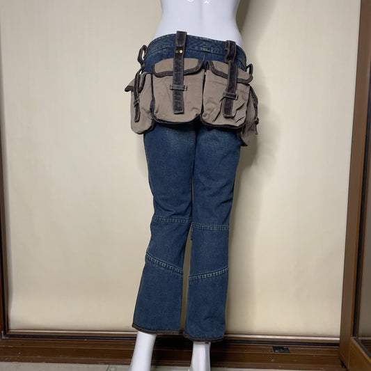 DSQUARED2 F/W 2004 cropped denim pants