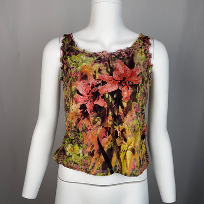 D&G floral lettuce trim tank top (28/42)