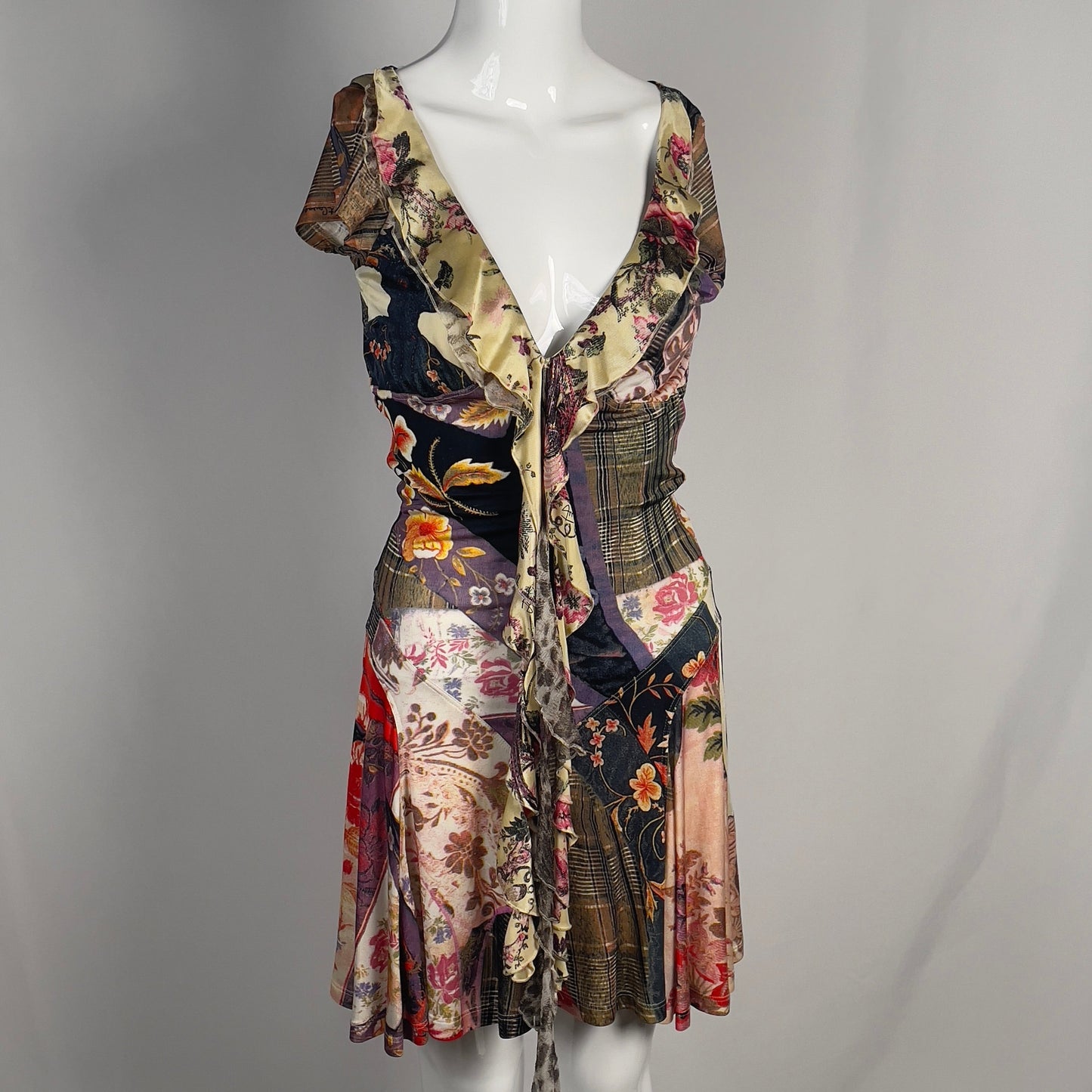 Just cavalli patchwork dress