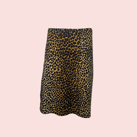 Dolce and Gabbana D&G leopard print midi skirt (M-L)
