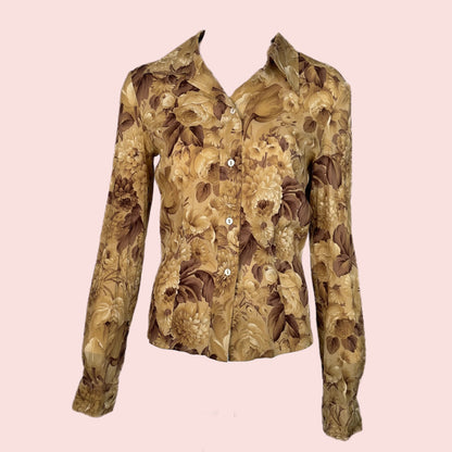 Dolce & Gabbana SS 1997 button up long sleeve top