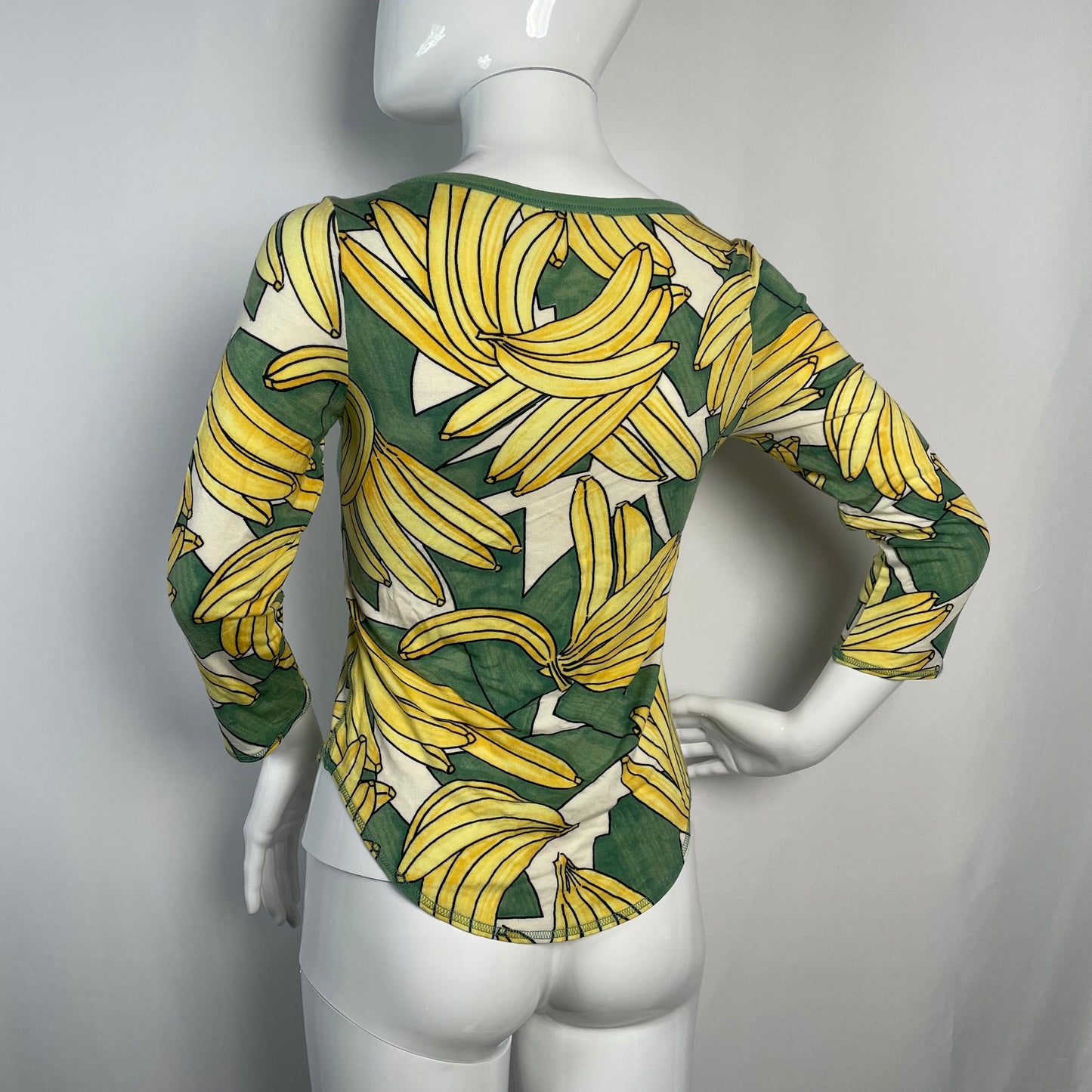 Chloé banana all over graphic SS 2004 long-sleeve