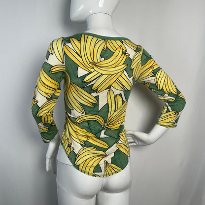 Chloé banana all over graphic SS 2004 long-sleeve