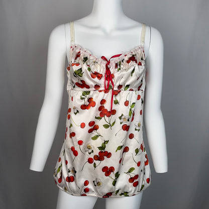 D&G cherry milkmaid two piece (4IT/XL)