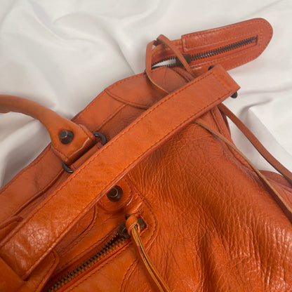 2010 Balenciaga city bag orange