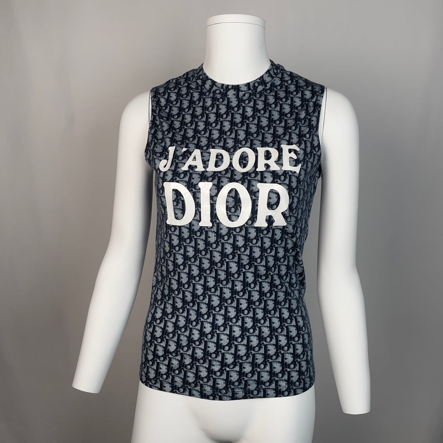 Dior "Jadore Dior" blue trotter shirt (S-M)