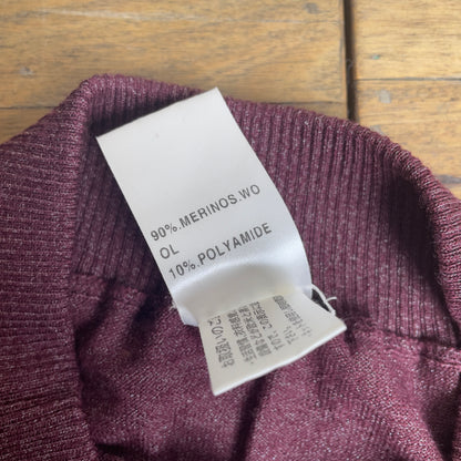 Chloé butterfly lurex knit bandeau top and scarf ensemble