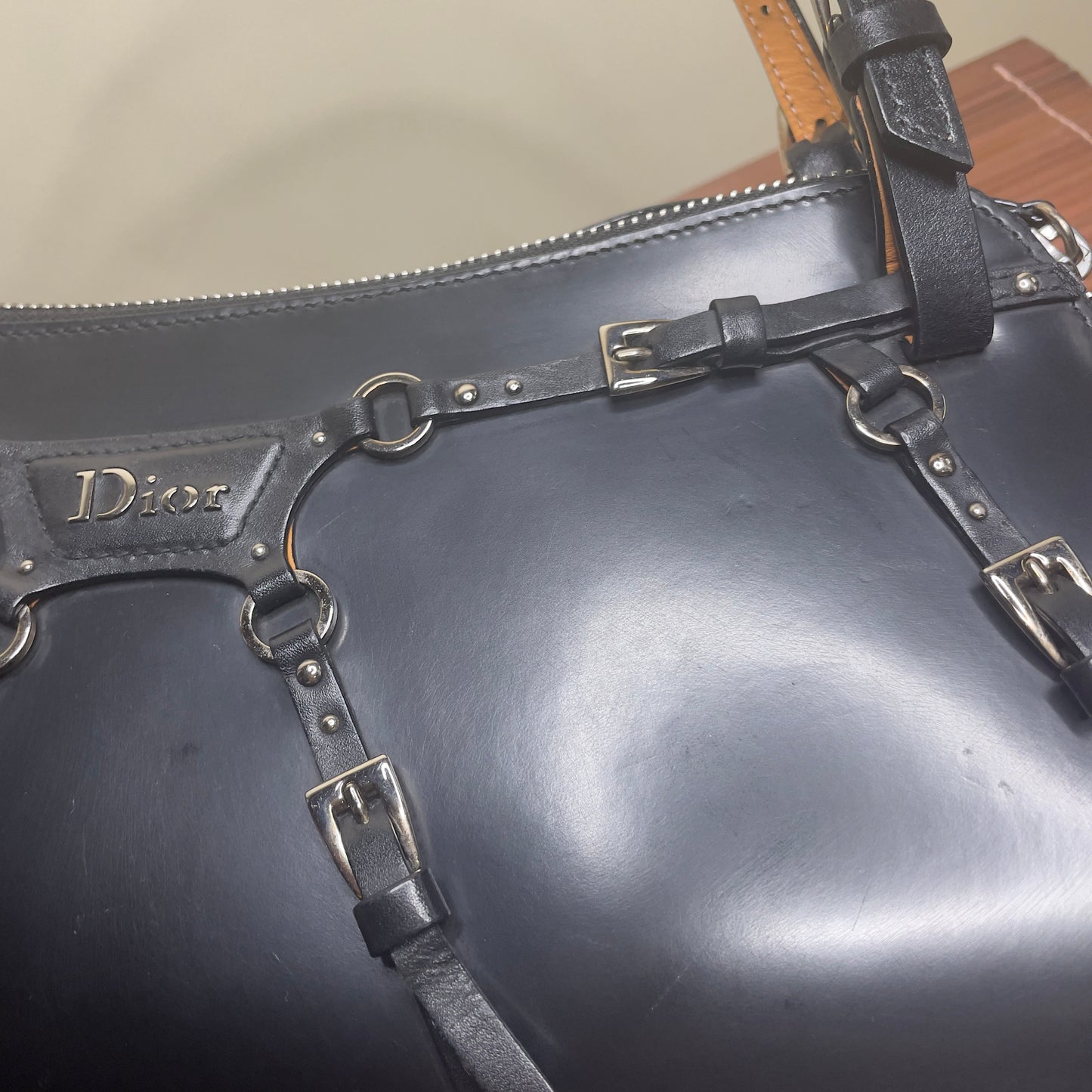 DIOR FW RTW 2003 Bondage shoulder bag