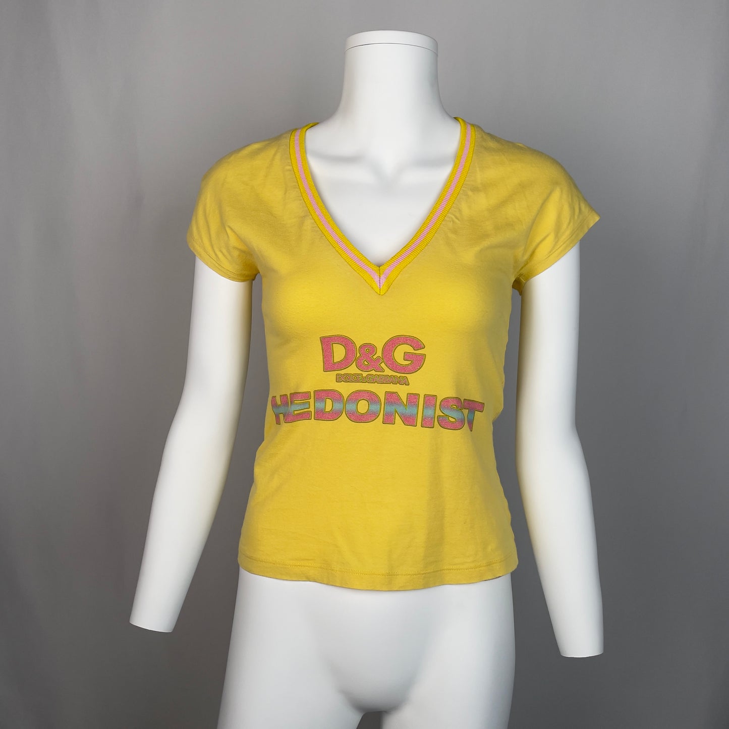 D&G "Hedonist" v-neck top (XS)