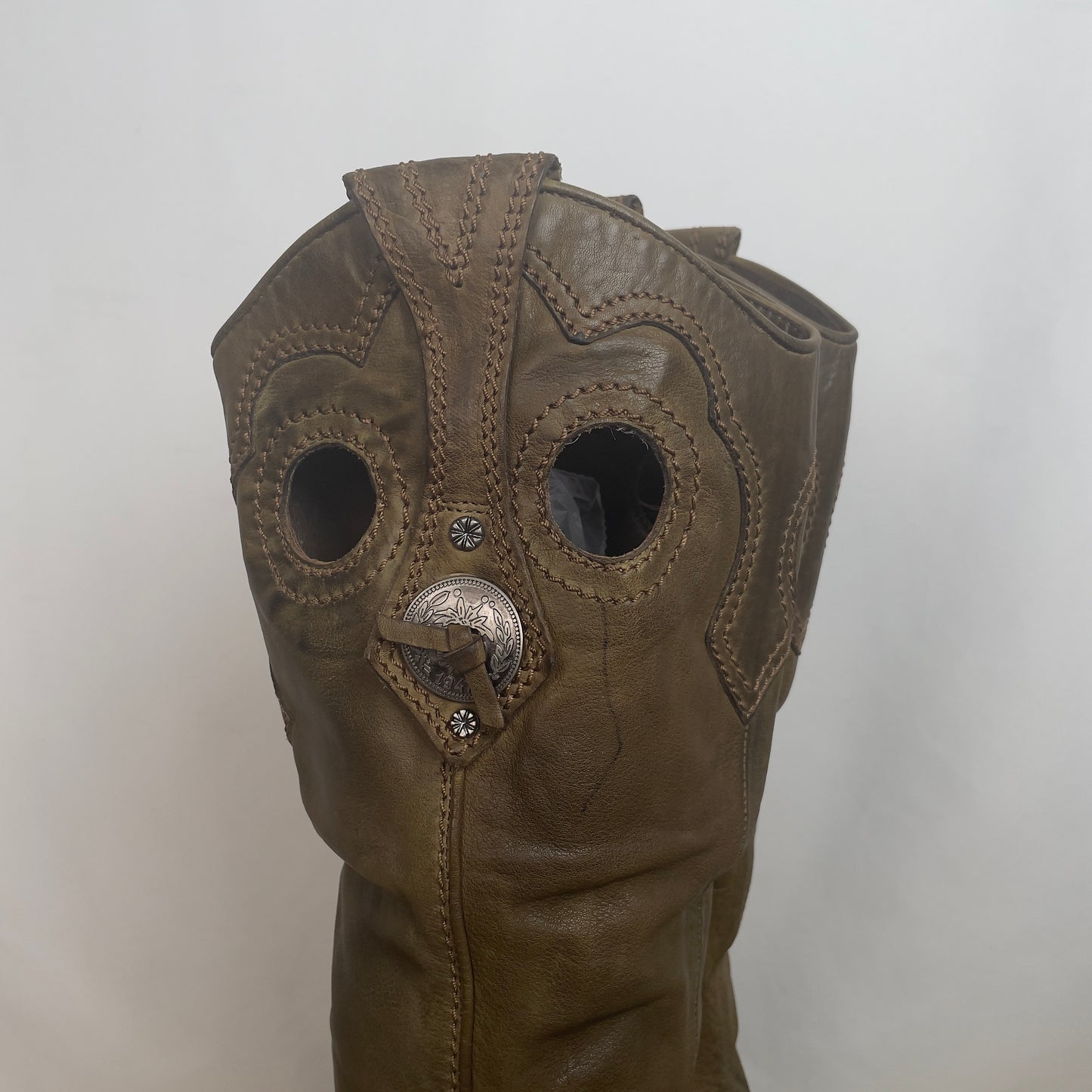 Dior girly cowboy khaki boots 38 1/2 EU