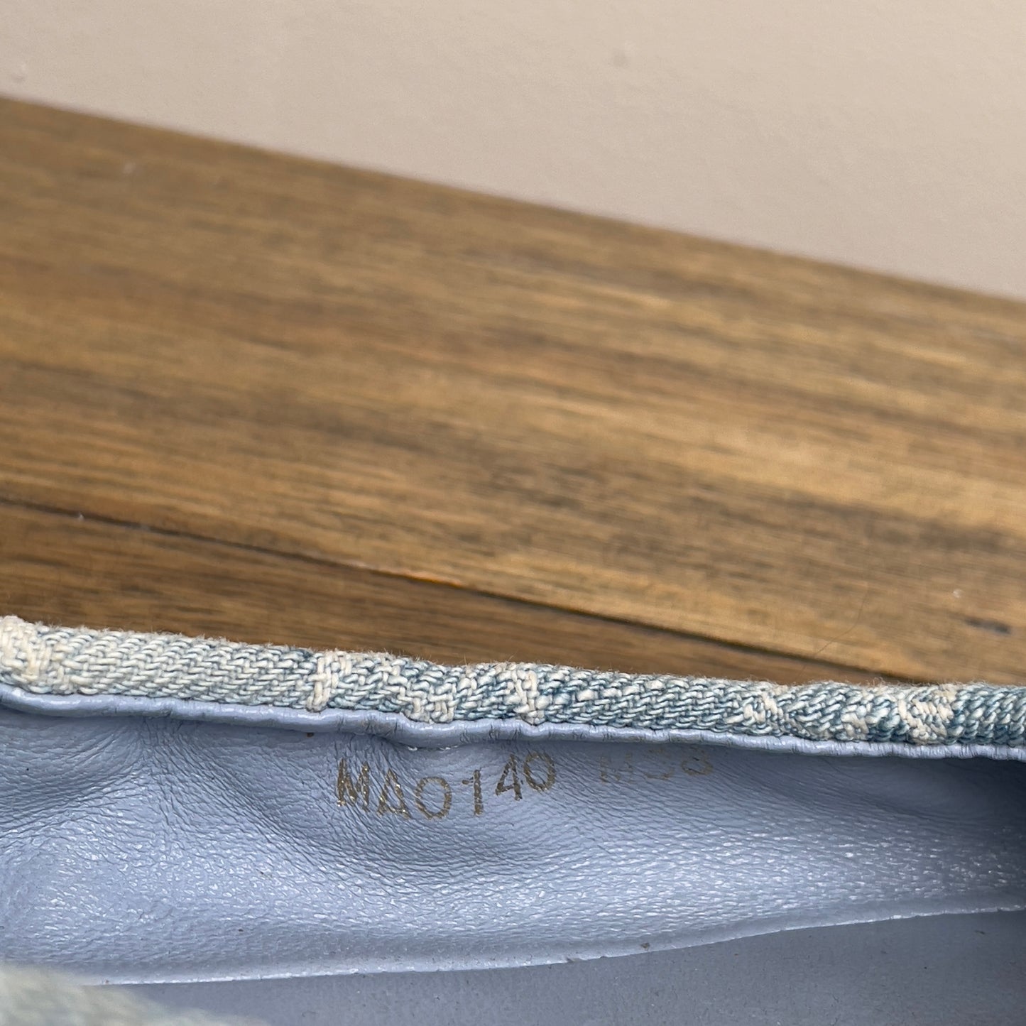 Marc Jacobs for Louis Vuitton denim ombre flats