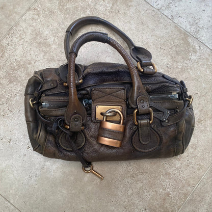 Chloe 2005 distressed brown paddington