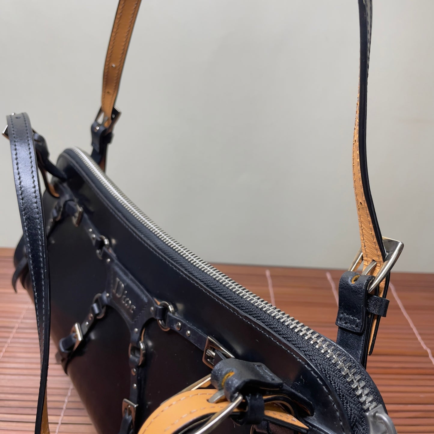 DIOR FW RTW 2003 Bondage shoulder bag
