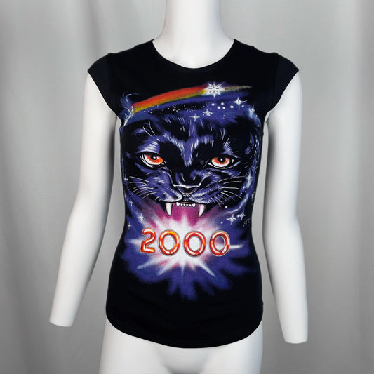 Chloé NYE 2000 graffiti tee S