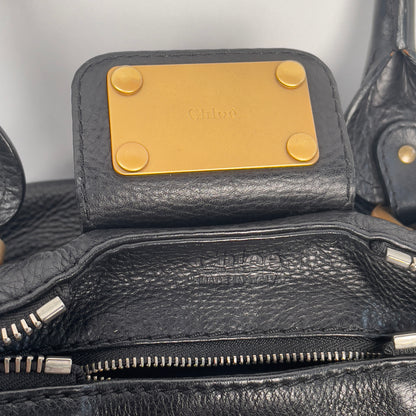 Chloé paddington regular in black