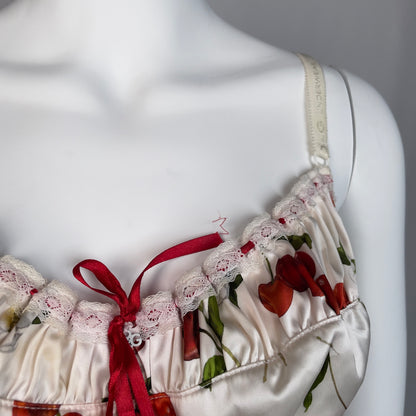 D&G cherry milkmaid two piece (4IT/XL)