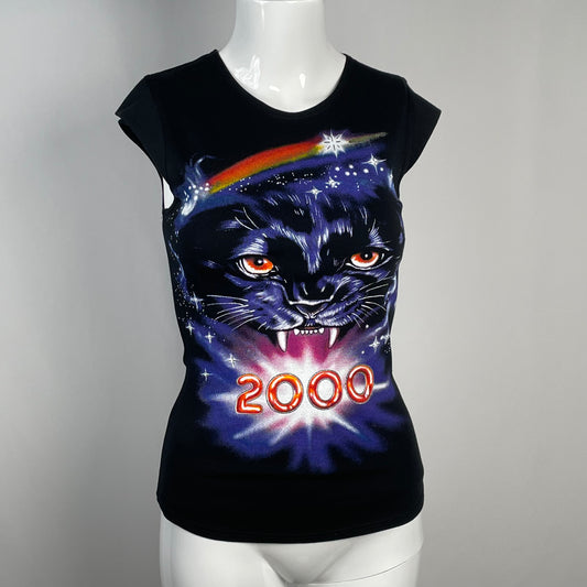 Chloé NYE 2000 graffiti tee S