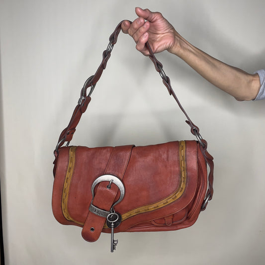 DIOR SS 2006 RTW Gaucho single flap shoulder bag