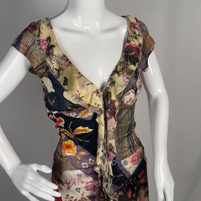 Just cavalli patchwork dress